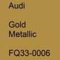 Preview: Audi, Gold Metallic, FQ33-0006.